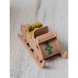 Miniature Frozen Kristoff sled Disney Pixar toy figure